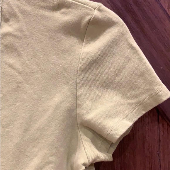 cotton/spandex Ann Taylor v neck short sleeve tee - Picture 4 of 10